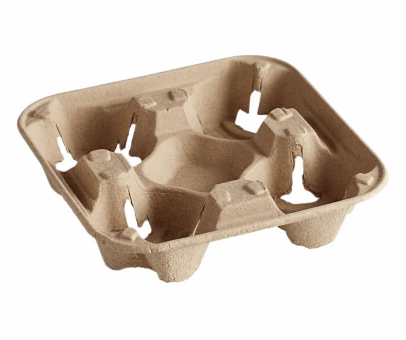4-Cup Compostable Drink Holder