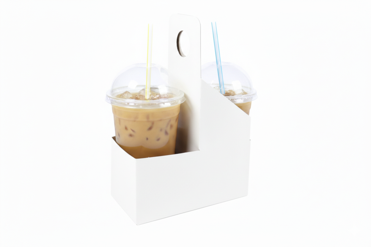 2-Cup Cold Drink Holder (White)