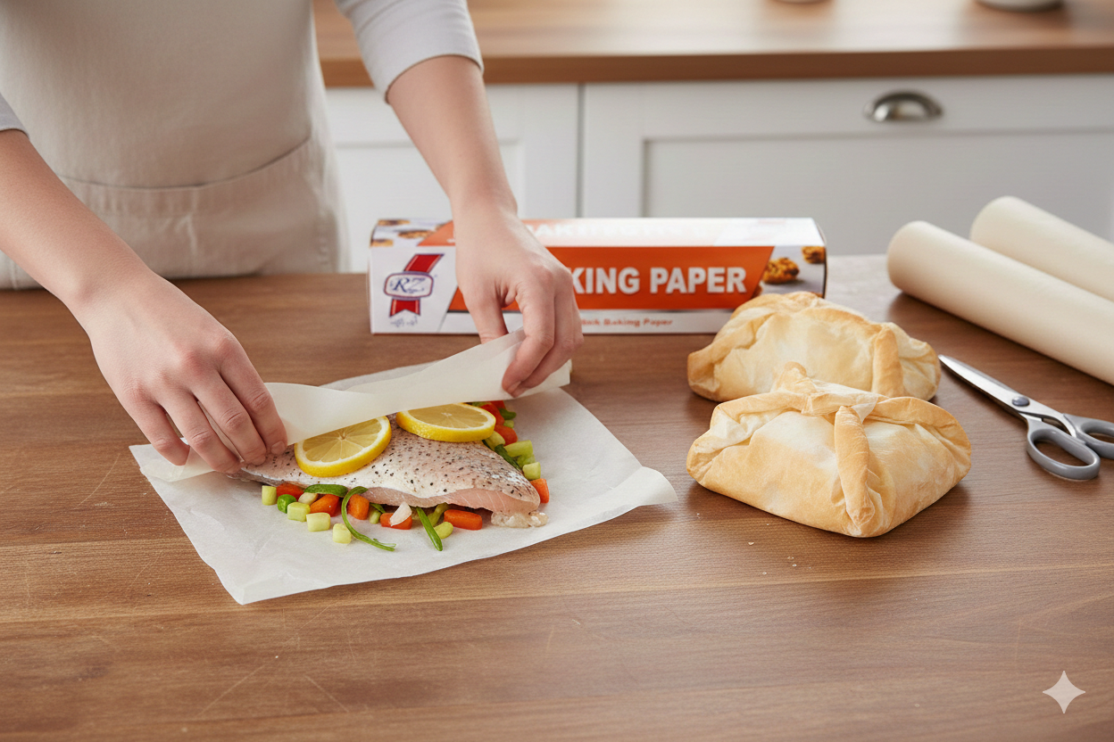 ورق زبدة كيترنج 45 سم * 75 يارد
Catering Baking Paper Rolls - 45cmx75yard