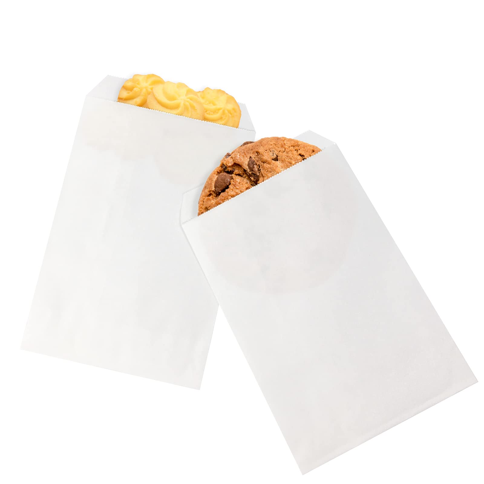 أكياس ورقية بيضاء (بأحجام مختلفة)