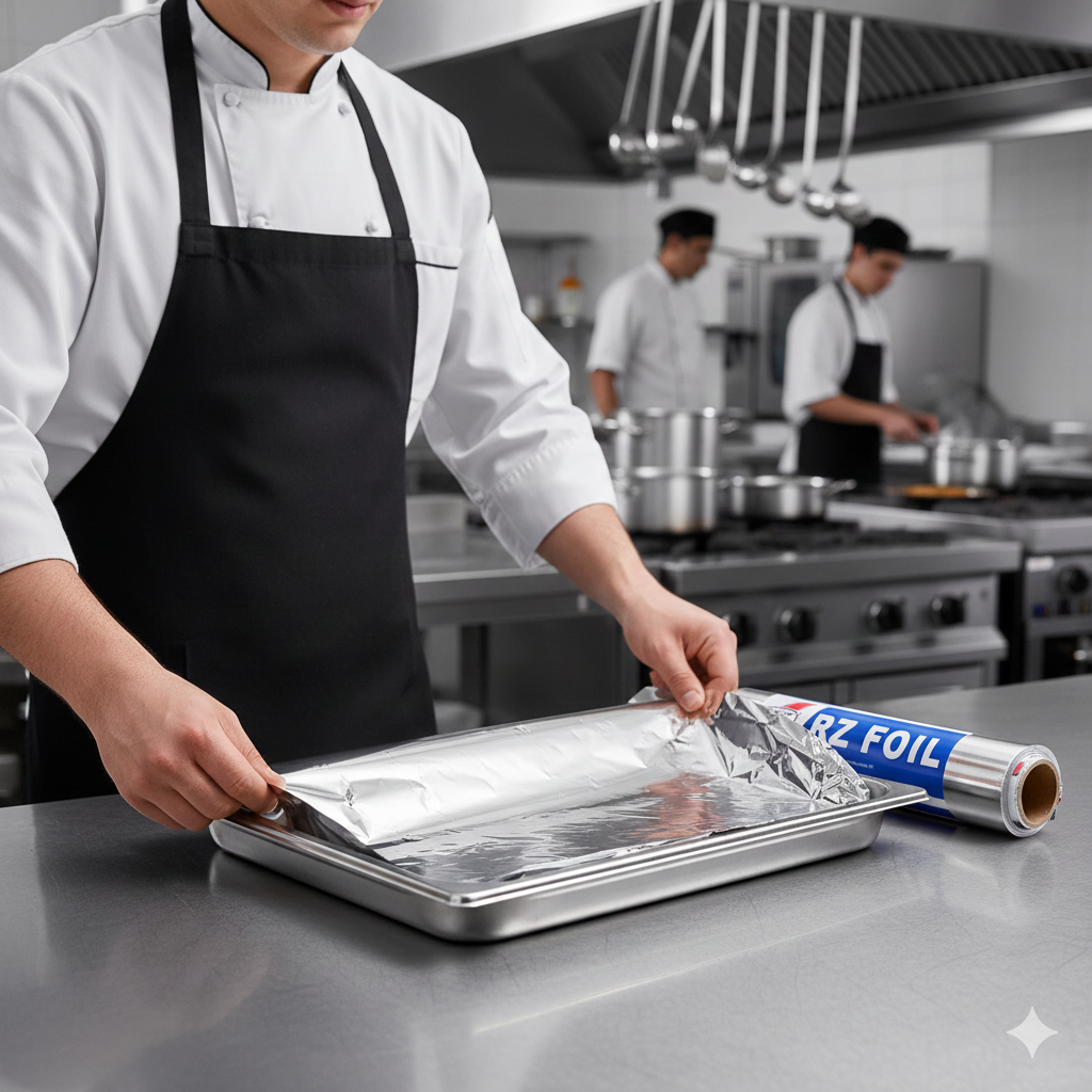 Aluminium Foil Rolls 30cmx1kg – RZ Jordan