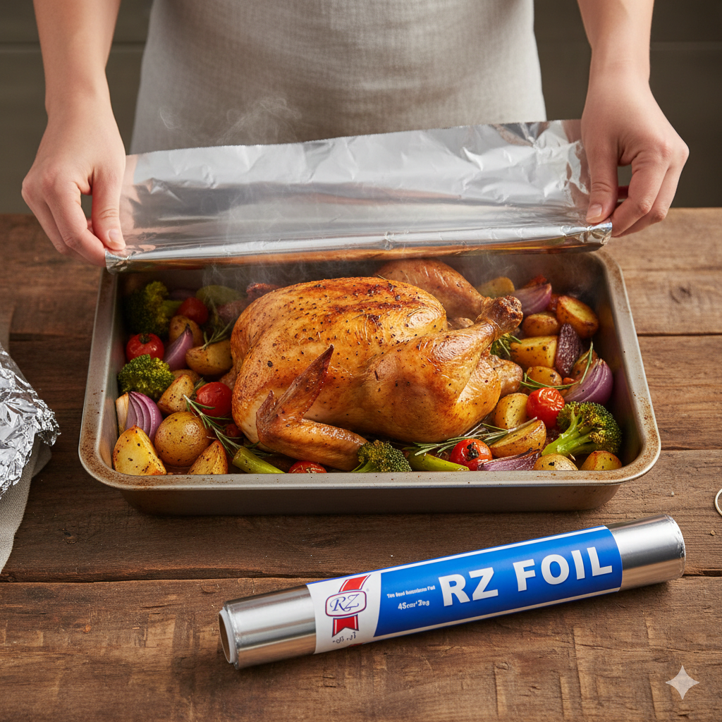 Aluminum Foil Rolls 45cmx2kg - قصدير رول 45سم × 2كغم - 3 