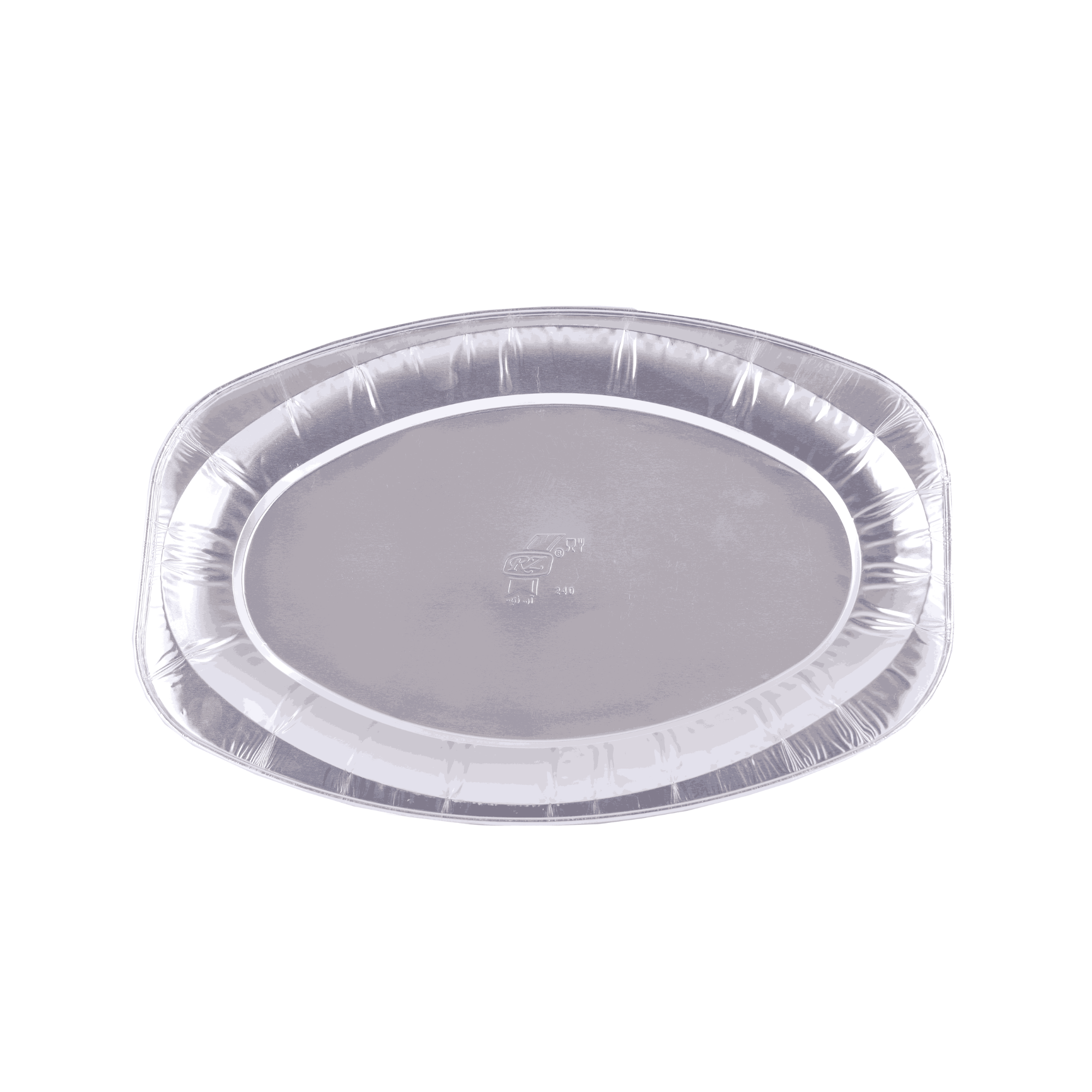 Aluminum Oval Shaped Platters 55cm - جاط المنيوم بيضوي 55 سم
