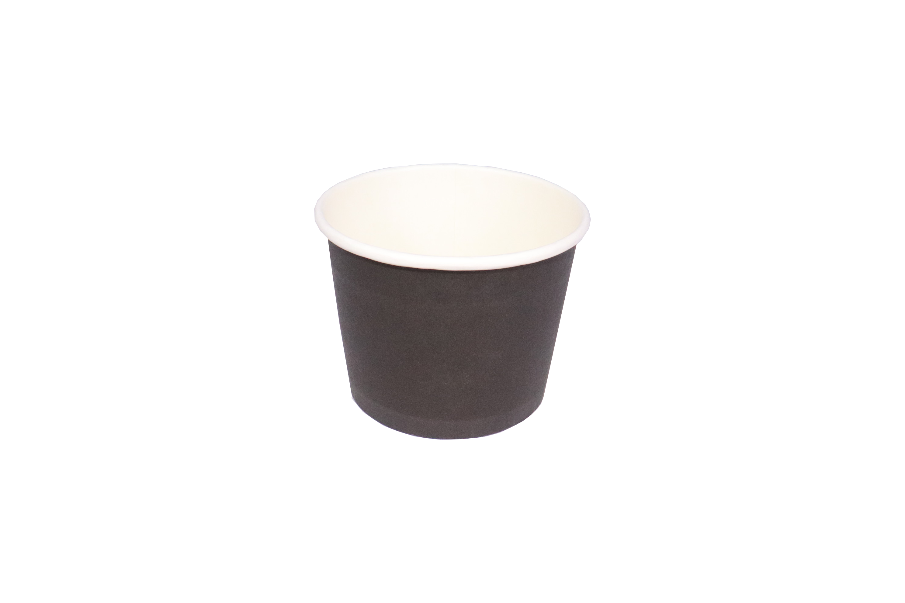 Black Paper Bowls 16oz - علب  كرتون دائري 16 اونص اسود