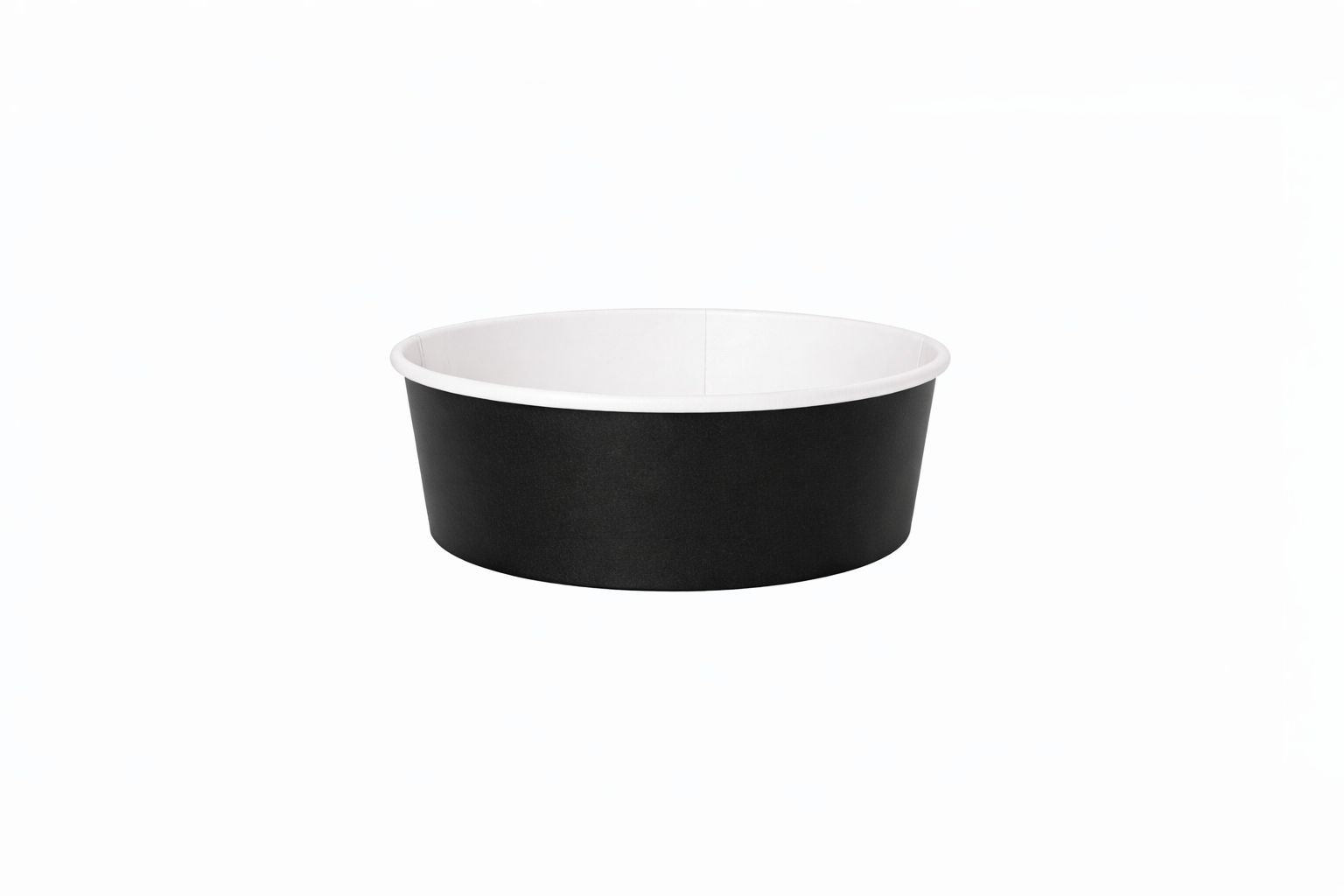Black Paper Bowls 20oz - علب  كرتون دائري 20 اونص اسود