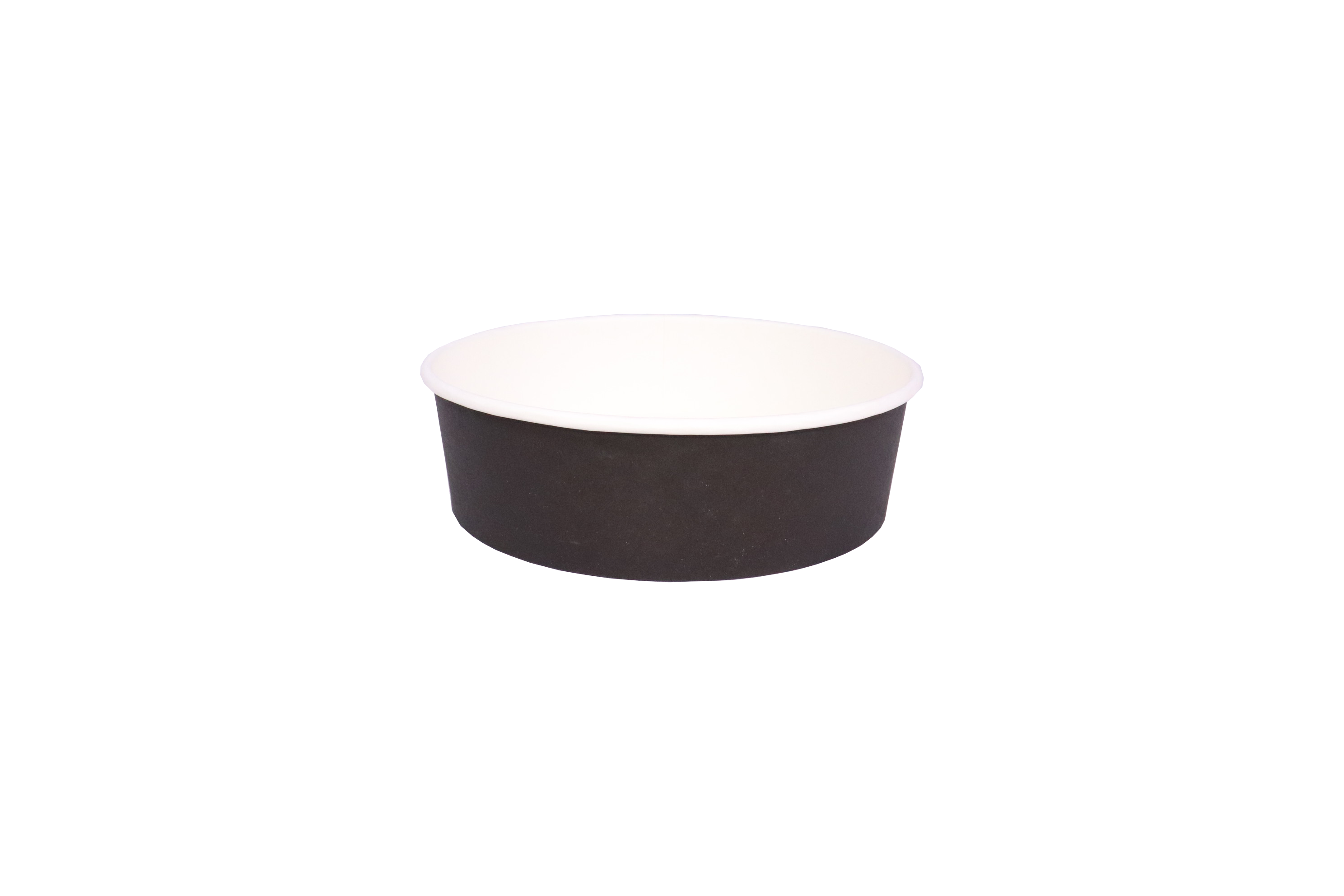 Black Paper Bowls 40oz - علب   كرتون دائري 40 اونص اسود 