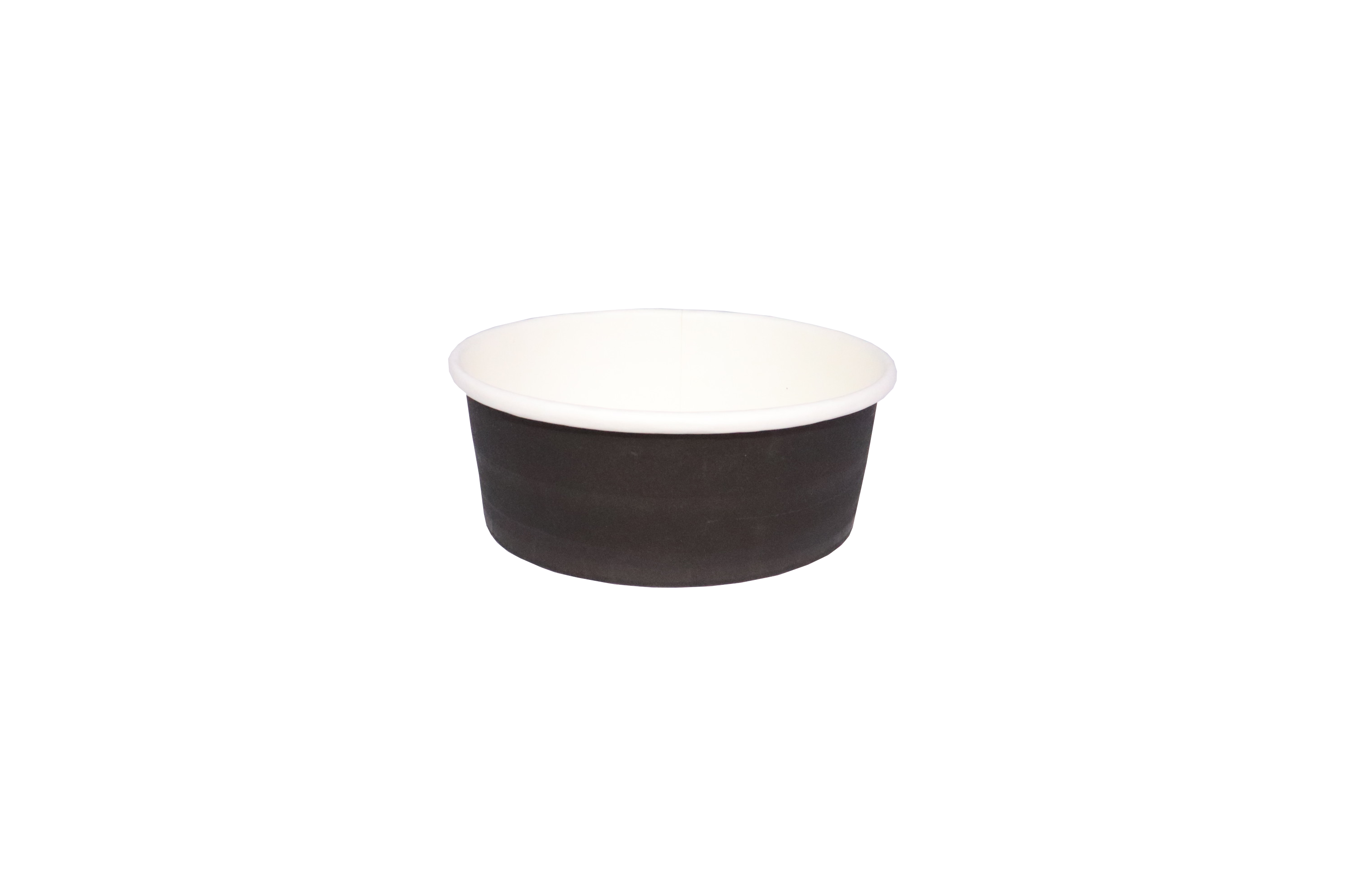 Black Paper Bowls 8oz - علب  كرتون دائري 8 اونص اسود