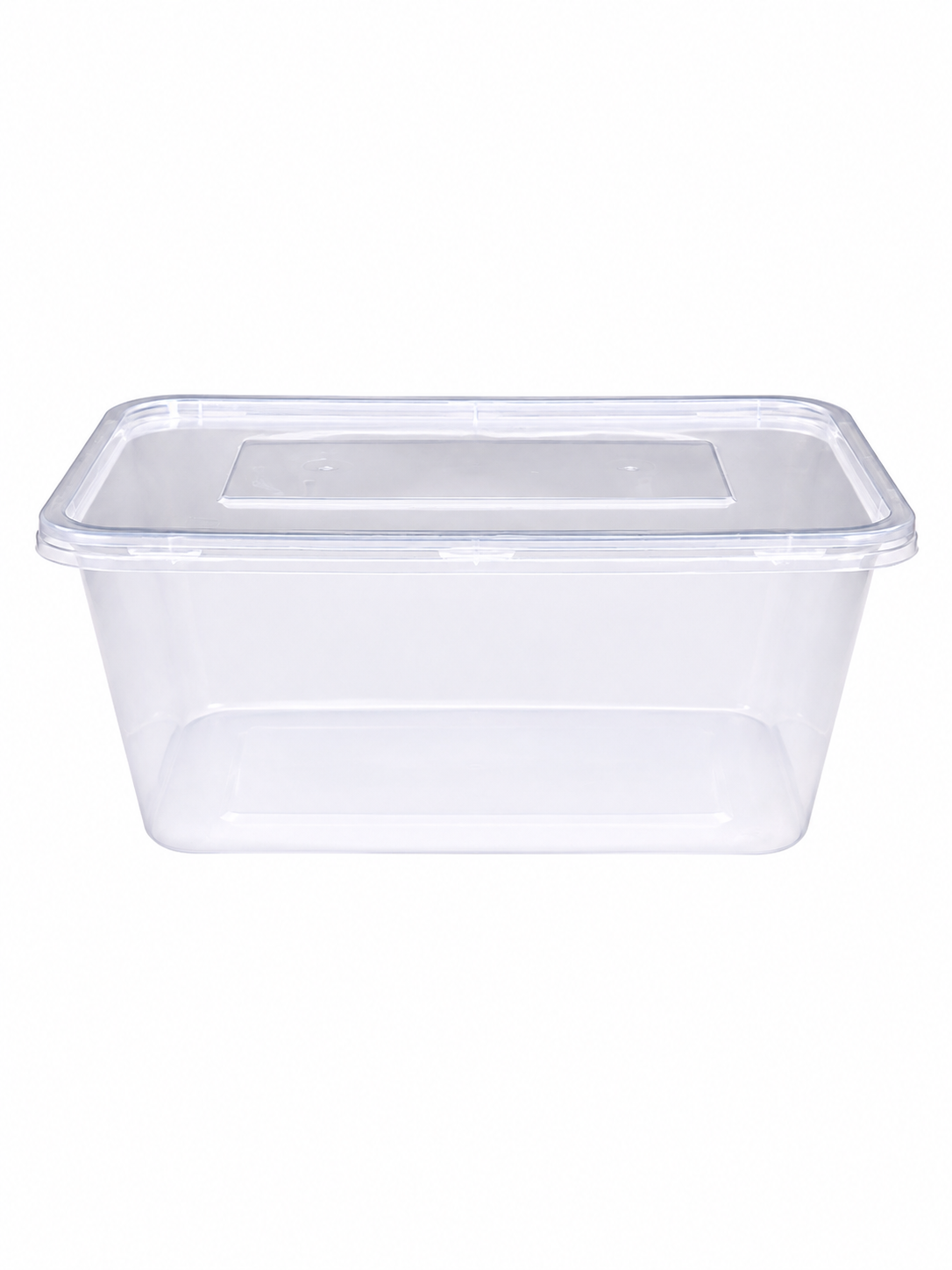 Clear PP Microwavable Plastic Containers with Lids (500/1000g)