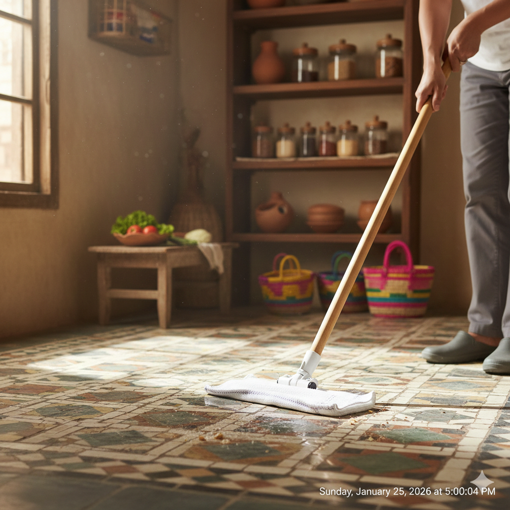 White Cotton Cleaning Floor Wipers