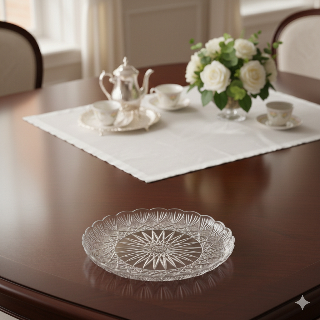 صحن كريستال دائري
Crystal Round Plates 