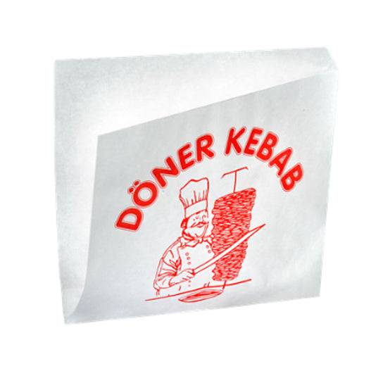 حقائب ورقية بيضاء - شكل حرف L