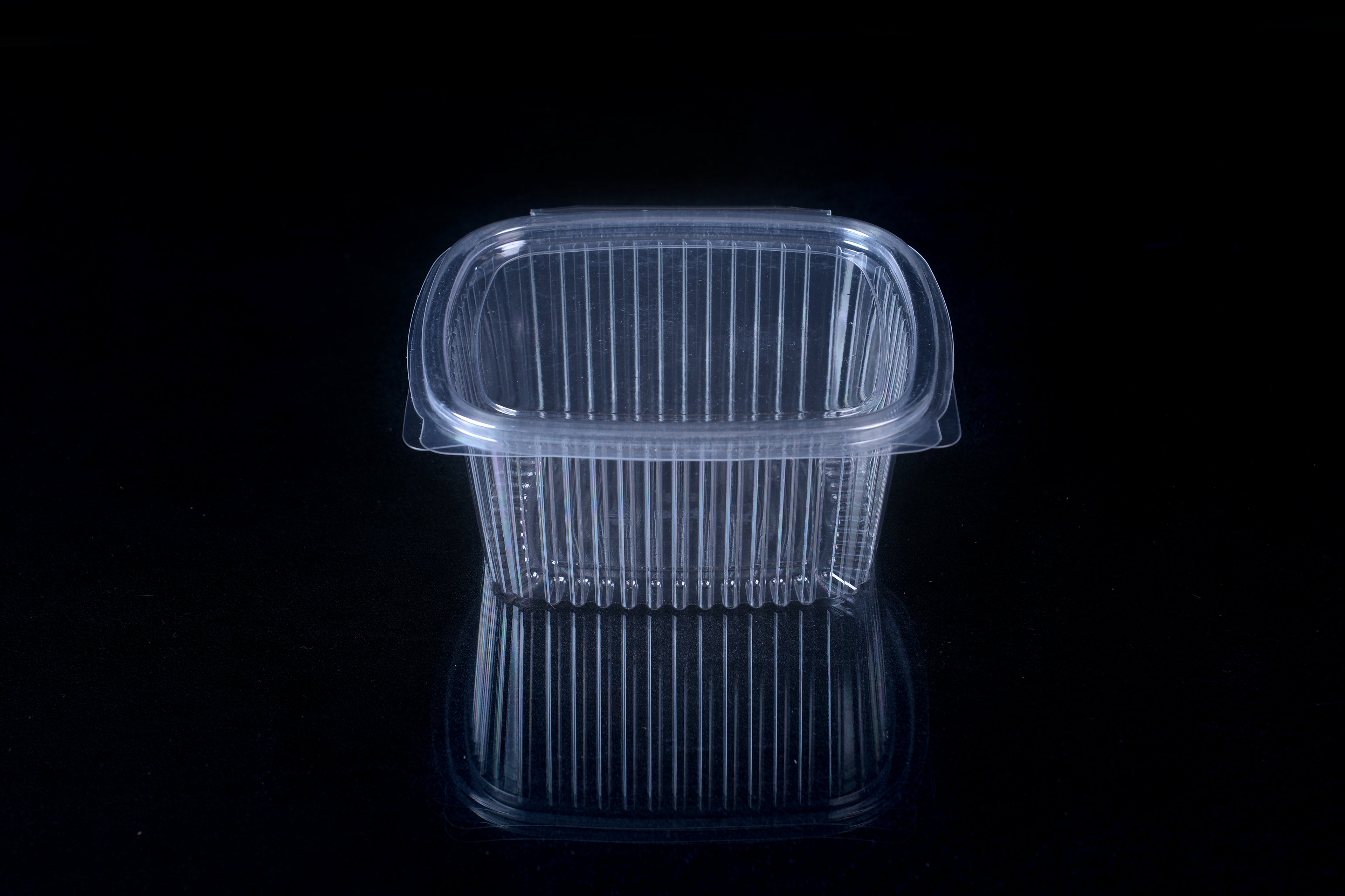 علب بلاستيك PET مستطيلة شفافة مع غطاء متصل  ARZ 918
PET Plastic Rectangle Hinged Containers ARZ 918