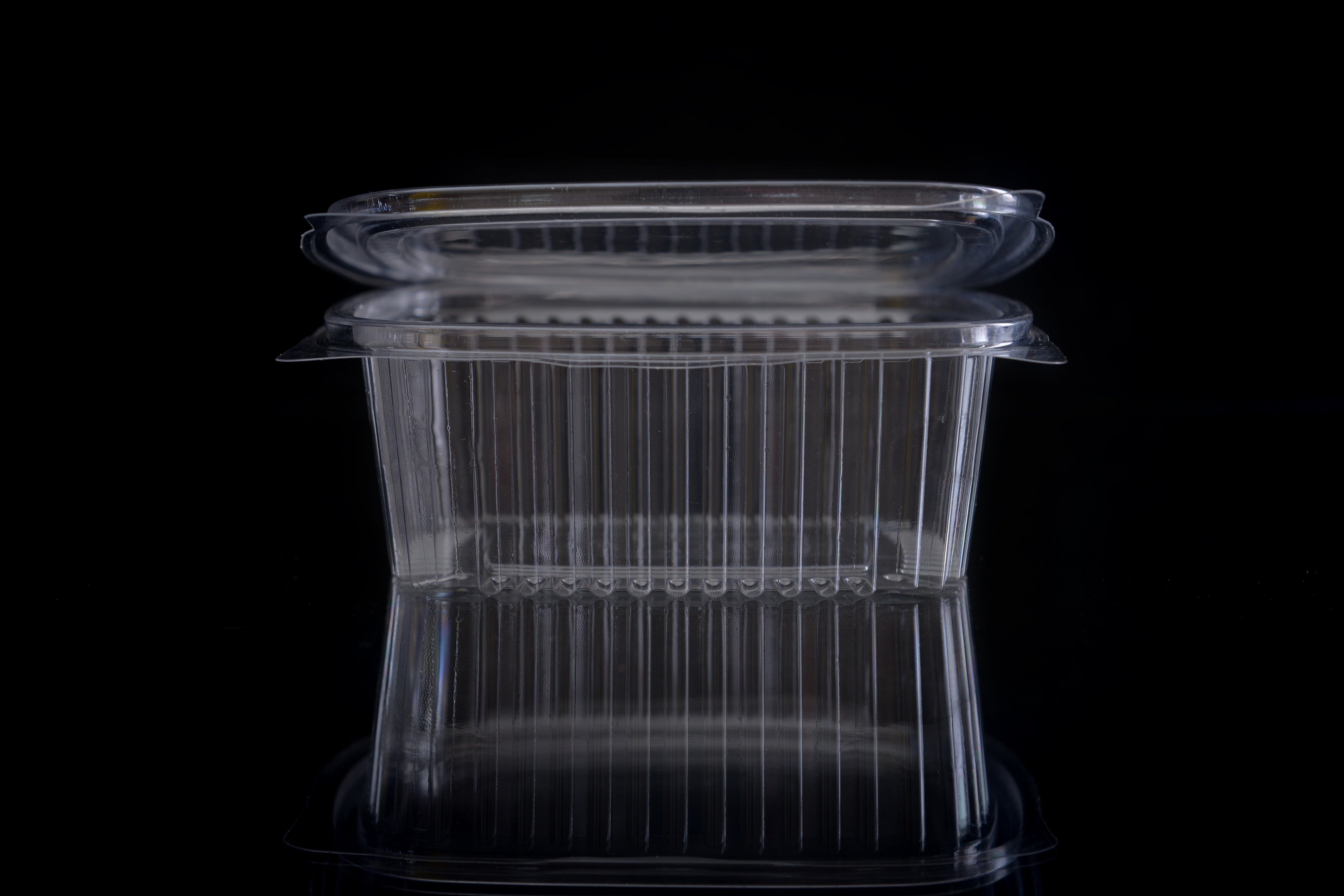 علب بلاستيك PET مستطيلة شفافة مع غطاء متصل  ARZ 917
PET Plastic Rectangle Hinged Containers ARZ 917