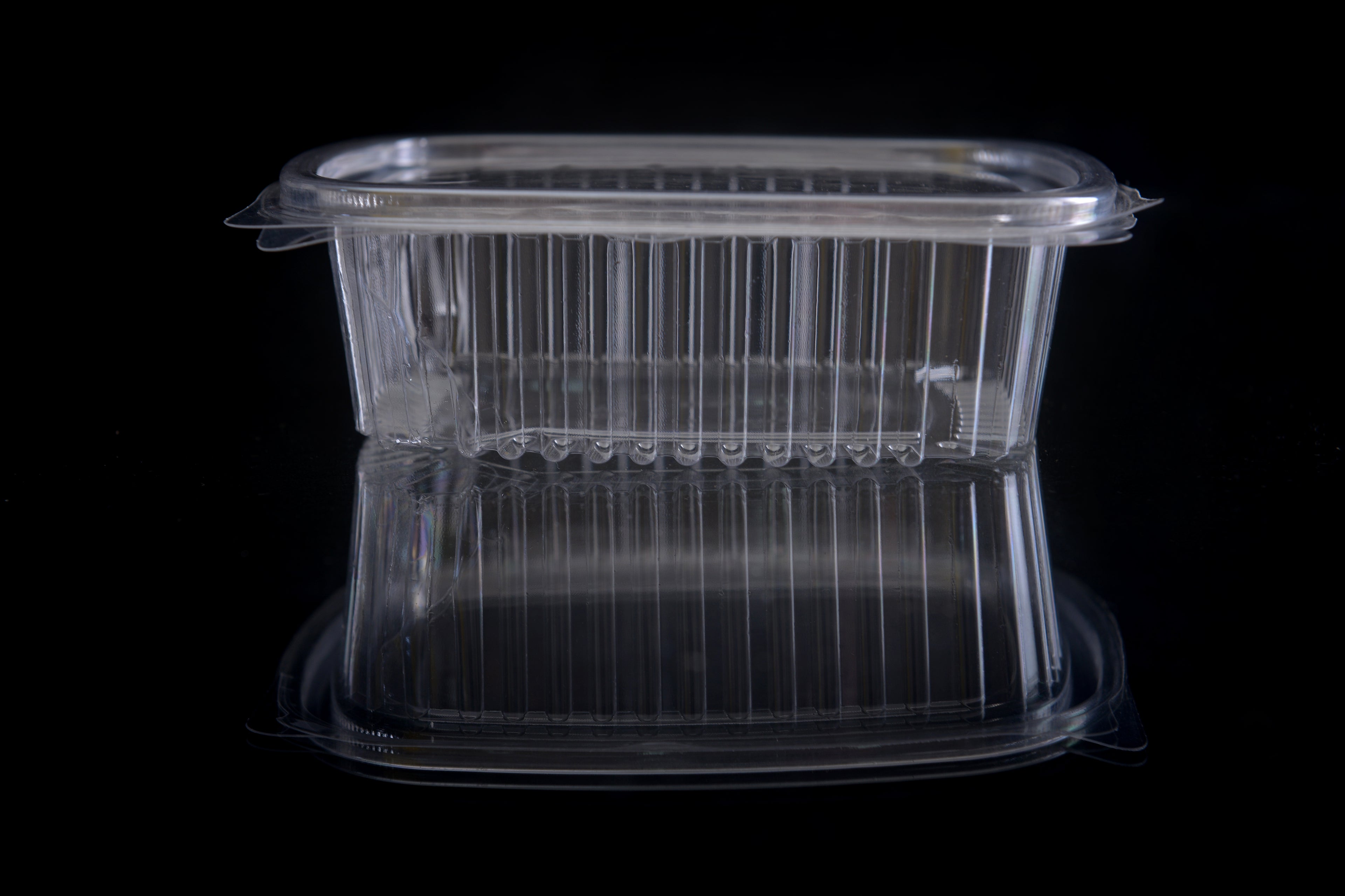 علب بلاستيك PET مستطيلة شفافة مع غطاء متصل  ARZ 916
PET Plastic Rectangle Hinged Containers ARZ 916