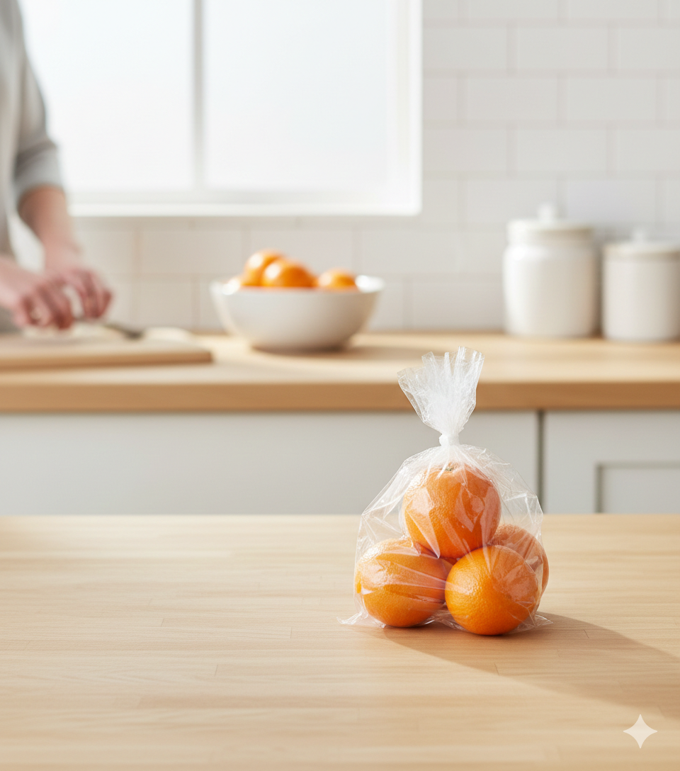 أكياس تخزين بلاستيكية عادية (LDPE، 750 غرام)