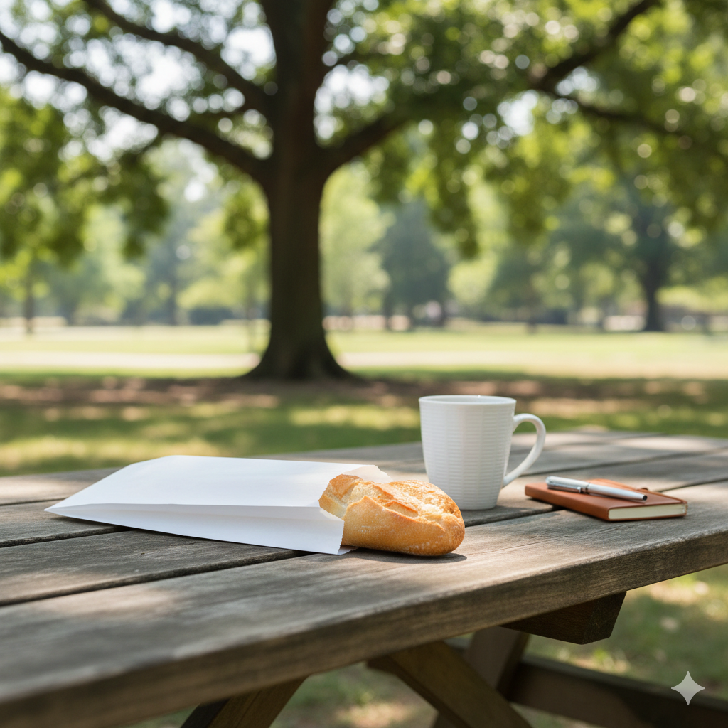 أكياس ورقية بيضاء (بأحجام مختلفة)