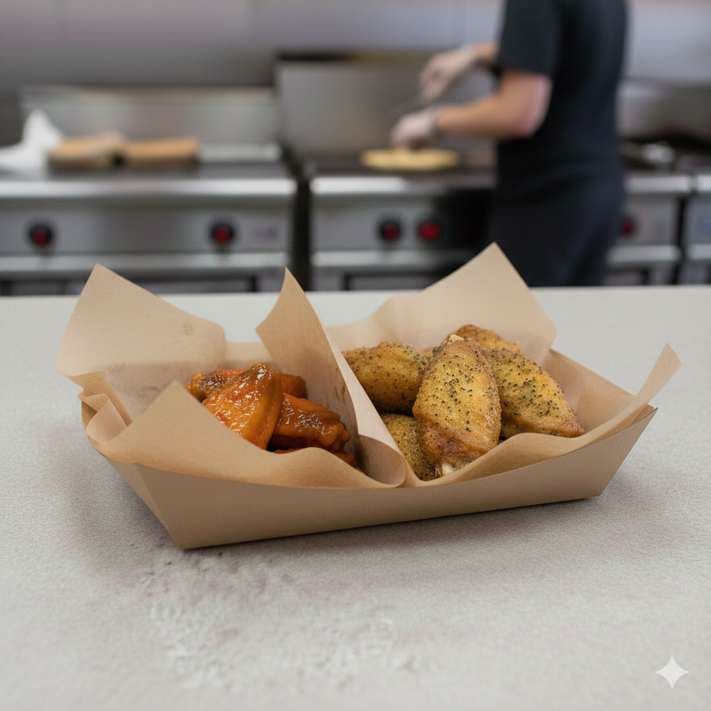 Brown Sandwich Wrapping Paper (35x24cm)