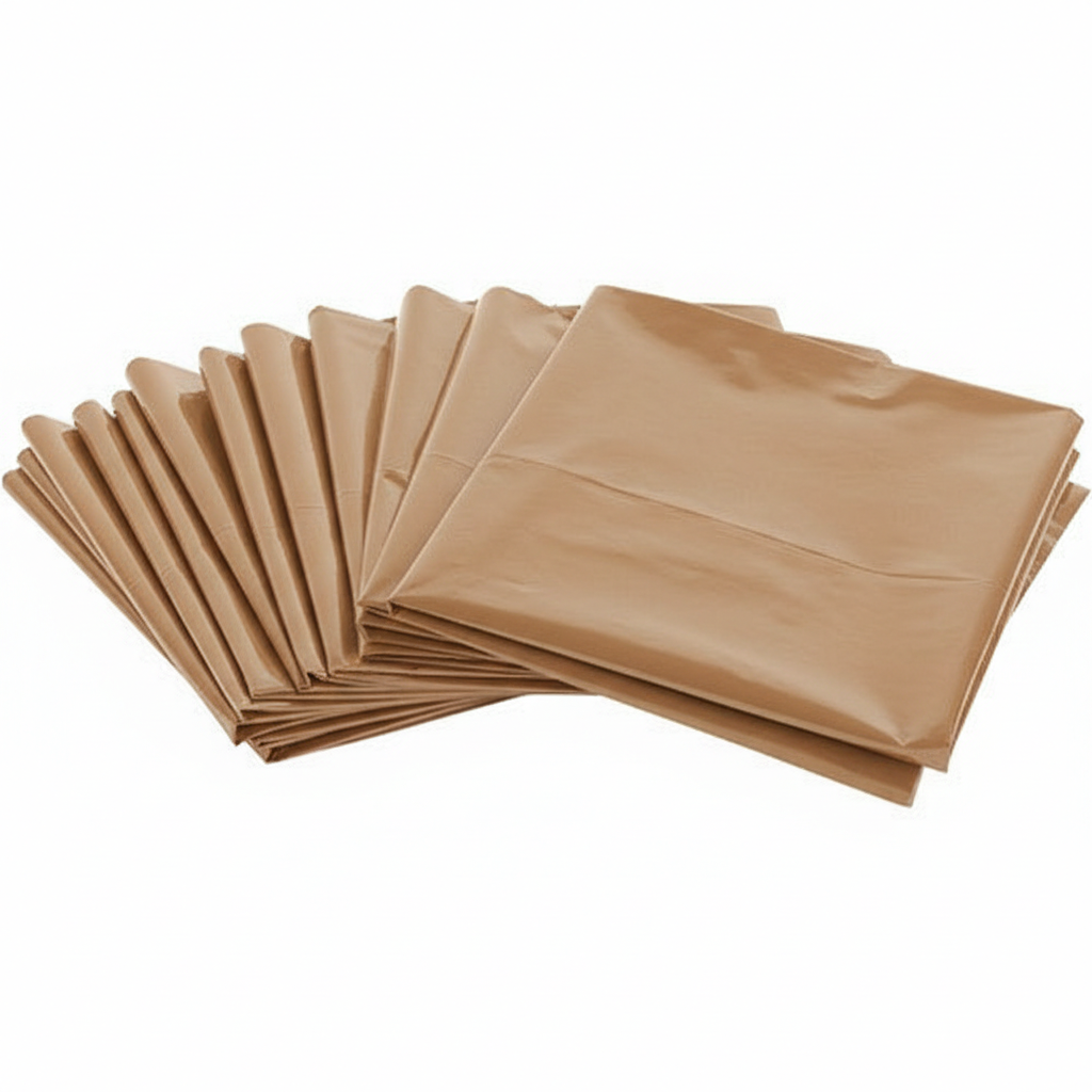 Brown Heavy Duty Plastic Garbage Bags