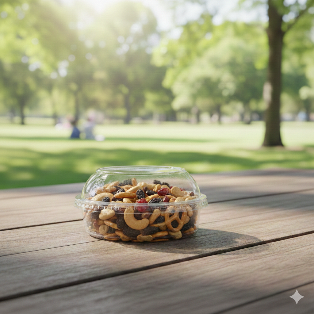 عبوات بلاستيكية دائرية للأطعمة الجاهزة، 8/12/16/24/32 أونصة