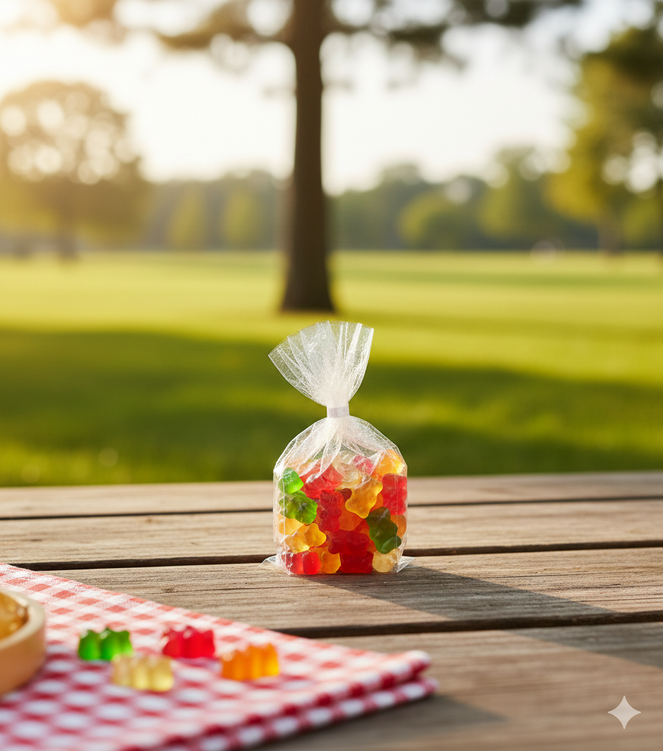 أكياس تخزين بلاستيكية عادية (LDPE، 1 كجم)