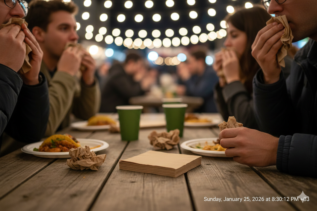 Kraft Paper Napkins - 23x23cm