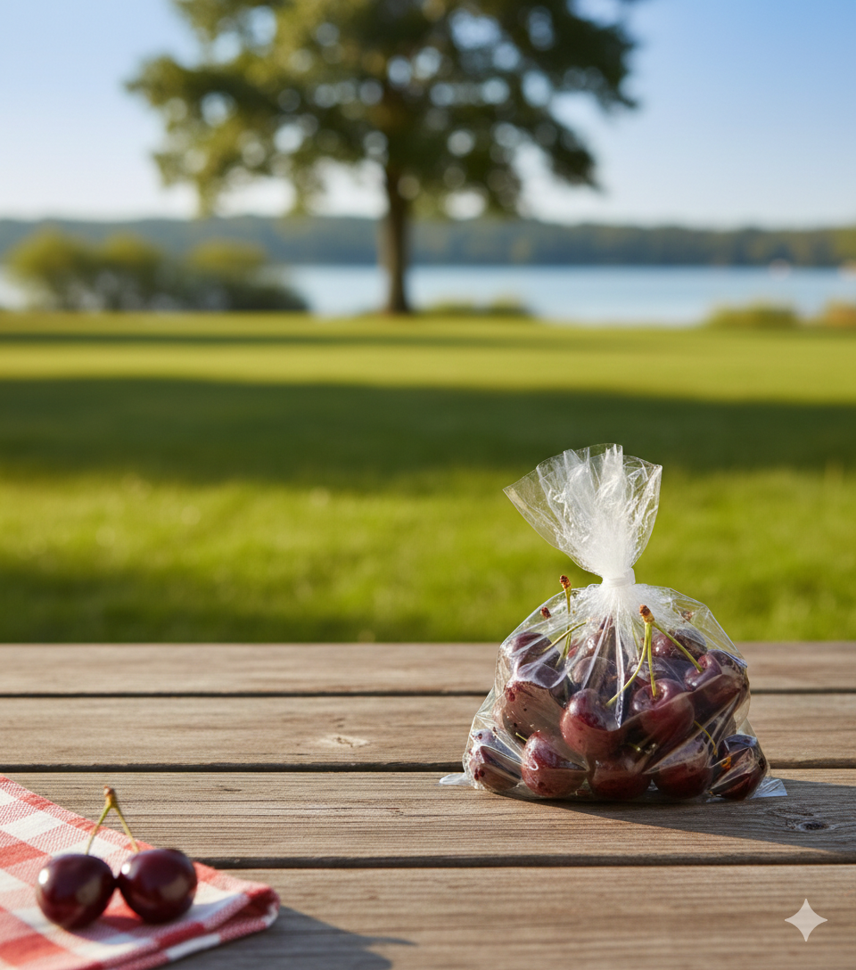 أكياس تخزين بلاستيكية عادية (LDPE، 1 كجم)