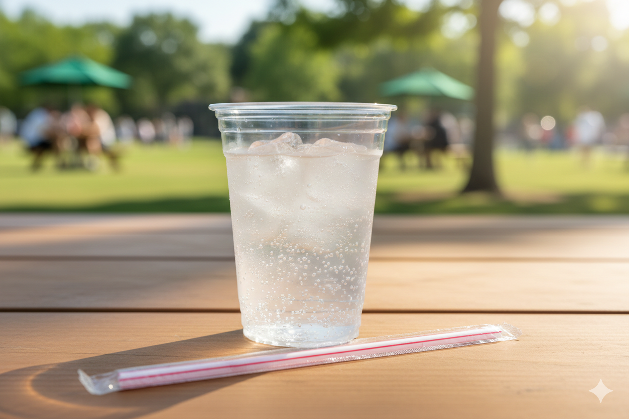 Plastic (Flex) Wrapped Plastic Straws (Black/Green/White&Red 6/8/10mm)