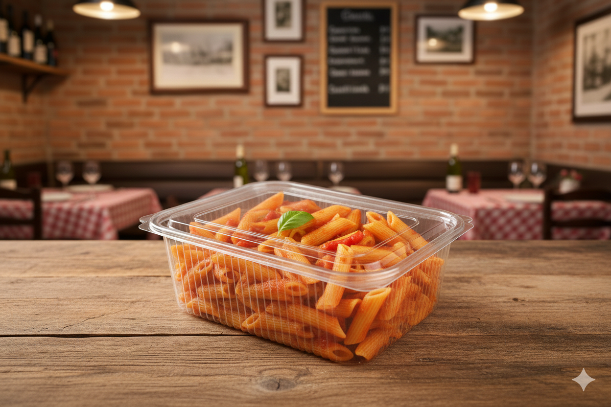 PET Rectangle Hinged Containers ARZ 960-962