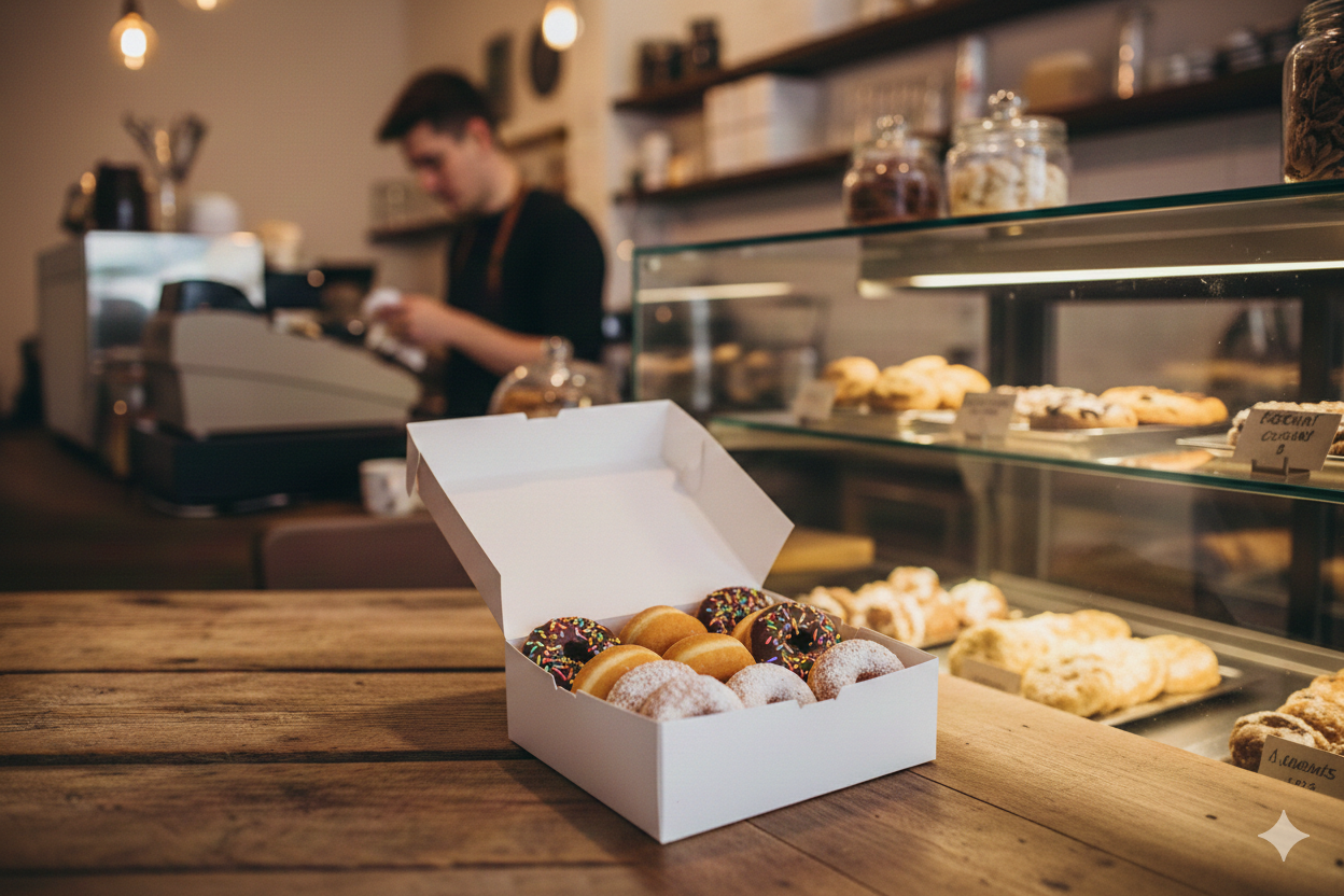 علب الكيك بدون نوافذ