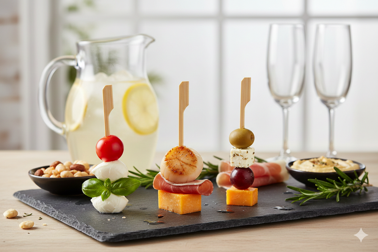 أعواد تزيين خشبية على شكل مجداف