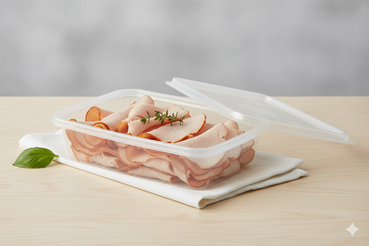 Clear PP Microwavable Plastic Containers with Lids (16/32oz)