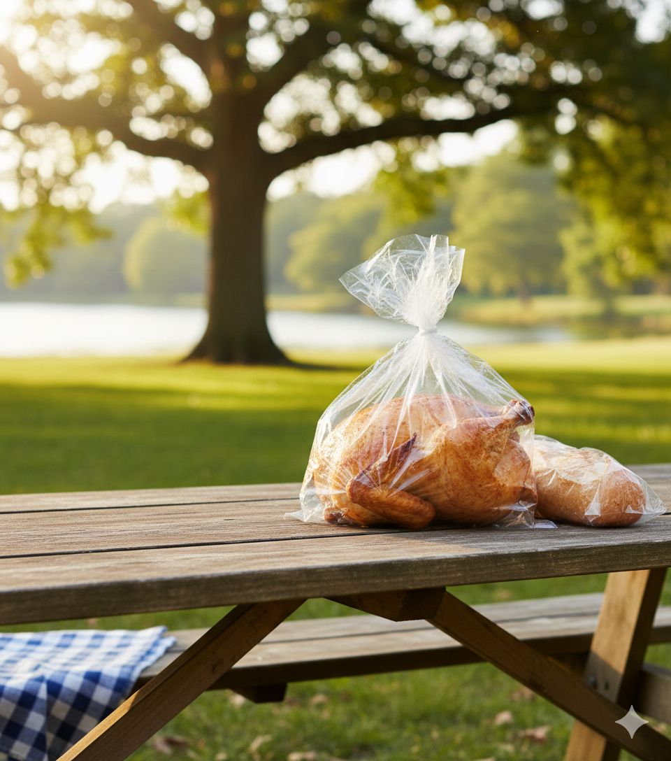 أكياس تخزين بلاستيكية عادية (LDPE، 1 كجم)