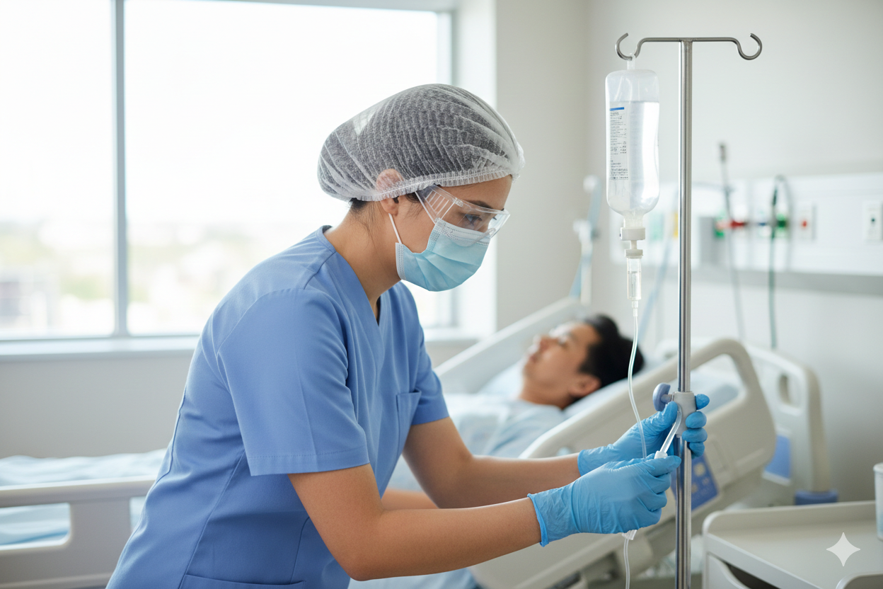 شبكات شعر غير منسوجة (أسود، أزرق، أبيض)