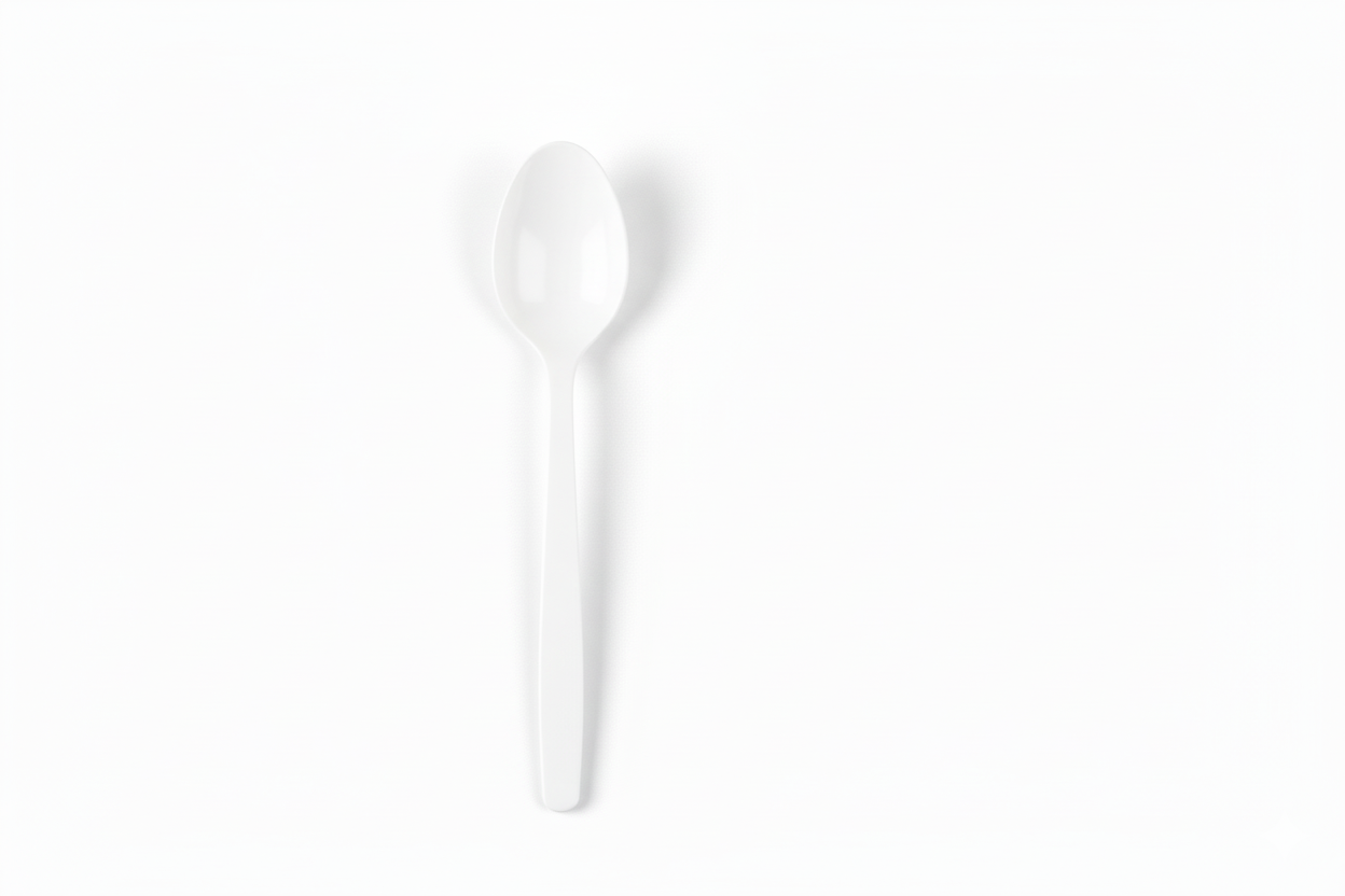 White ECO Teaspoons