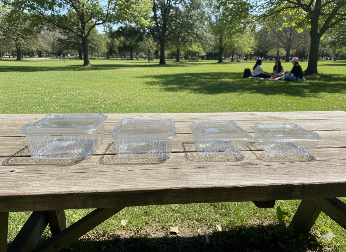 حاويات PET مربعة مفصلية ARZ 900-903