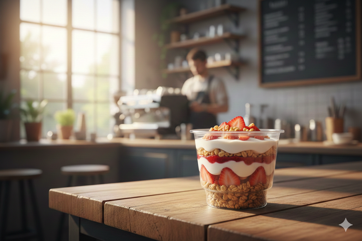 أكواب آيس كريم بلاستيكية شفافة 10 أونصة