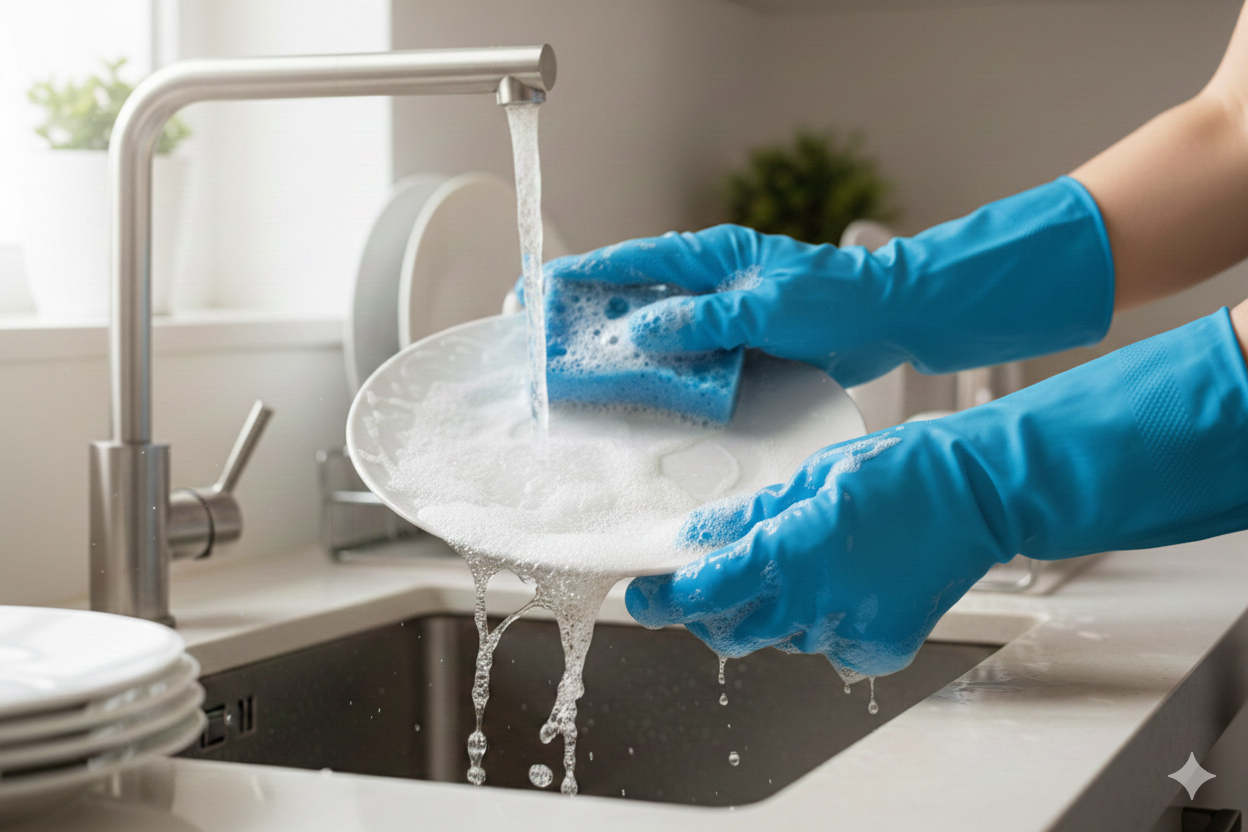 Blue Household Gloves (X-Large)