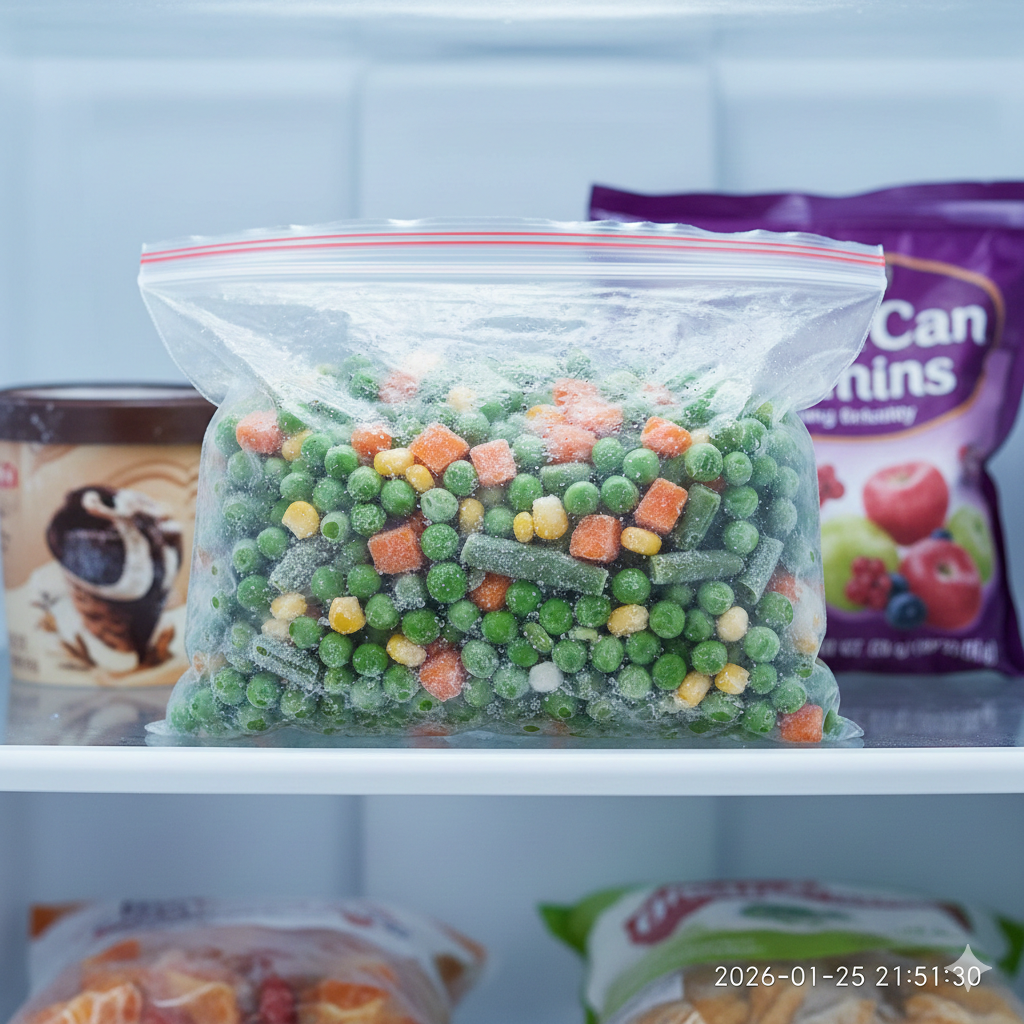 أكياس بلاستيكية قابلة للتجميد بسحاب - 30 × 24 سم