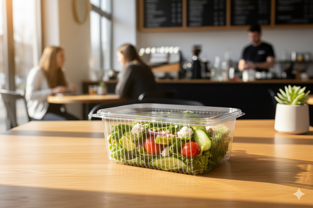 PET Rectangle Hinged Containers ARZ 960-962