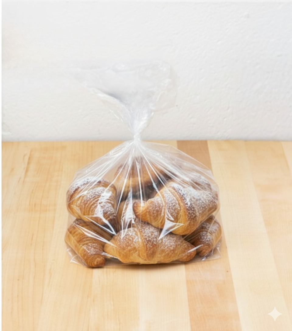 أكياس تخزين بلاستيكية عادية (LDPE، 1 كجم)