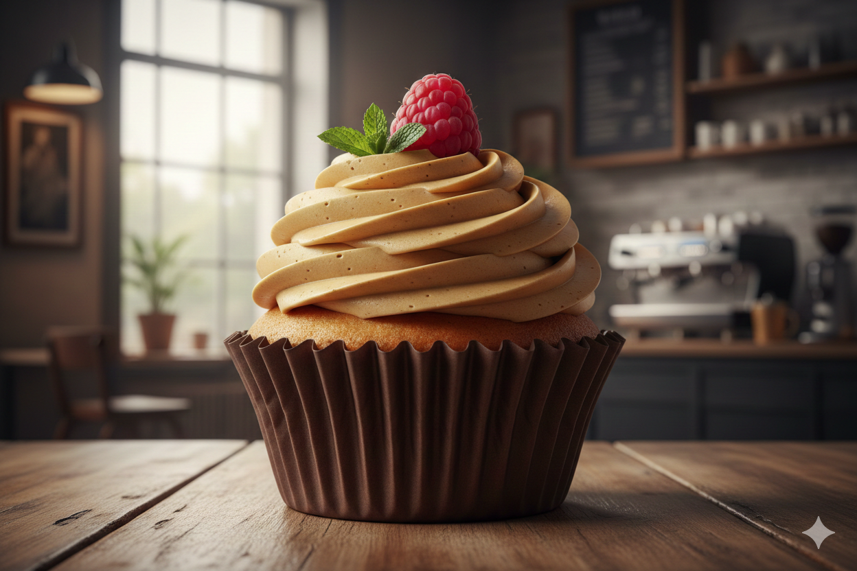 قوالب كب كيك بنية اللون (7 أحجام)