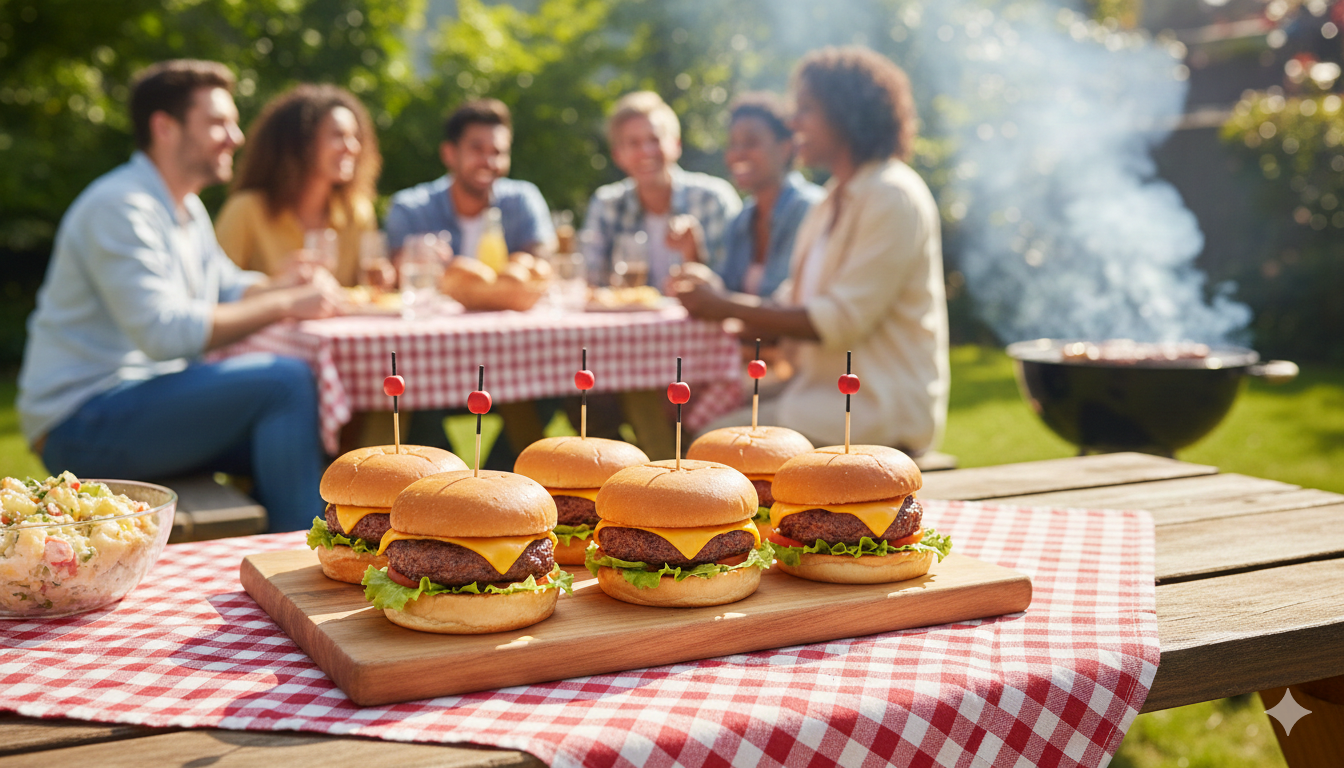 أعواد تزيين خشبية على شكل كرة حمراء