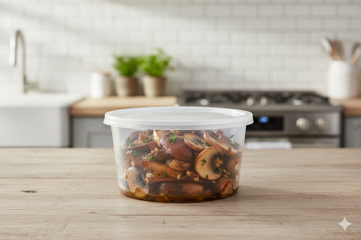 PP Round Soup Containers with LDPE Transparent Lids (8/12/16oz)