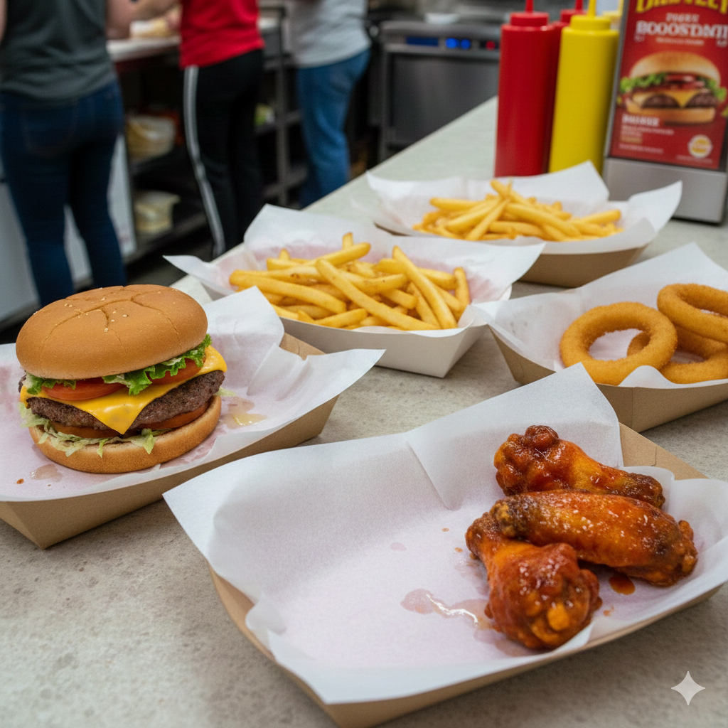 Plain Sandwich Wrapping Paper (35x24cm)