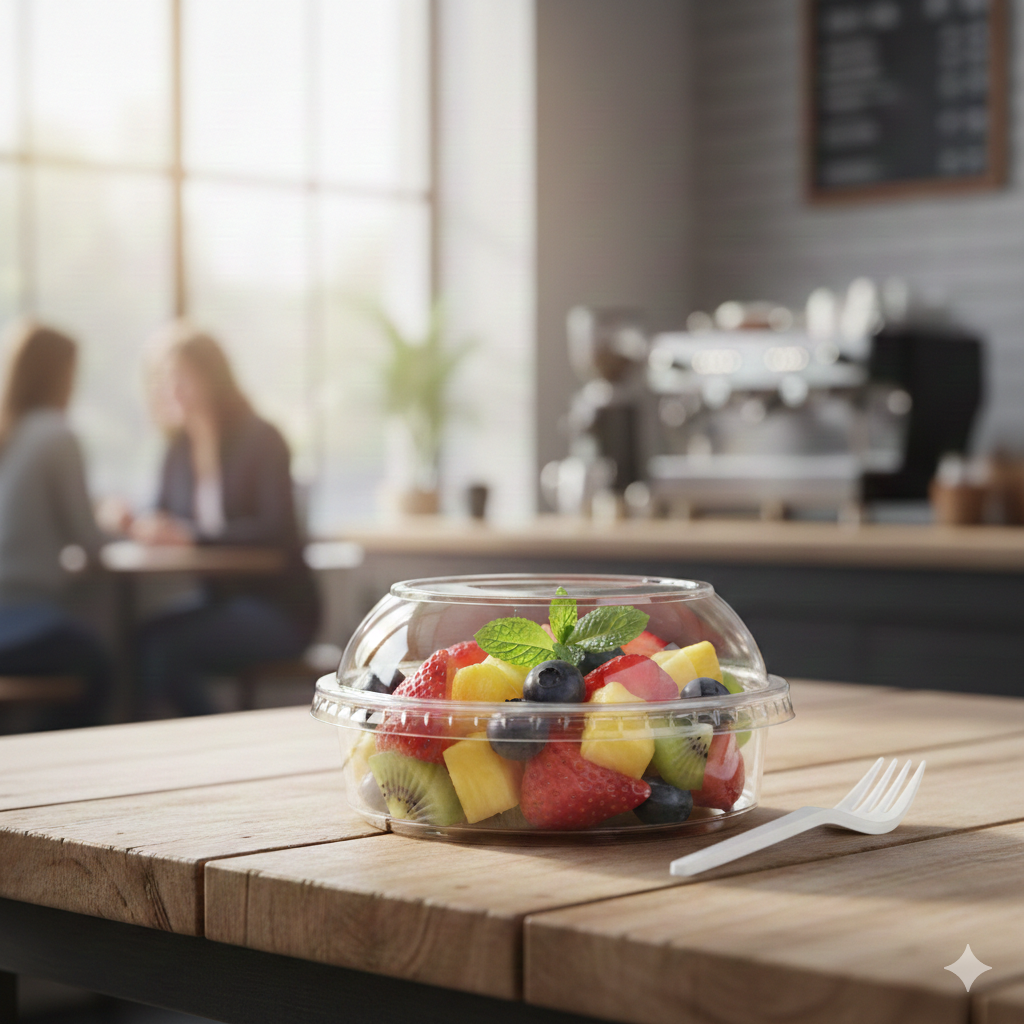 عبوات بلاستيكية دائرية للأطعمة الجاهزة، 8/12/16/24/32 أونصة