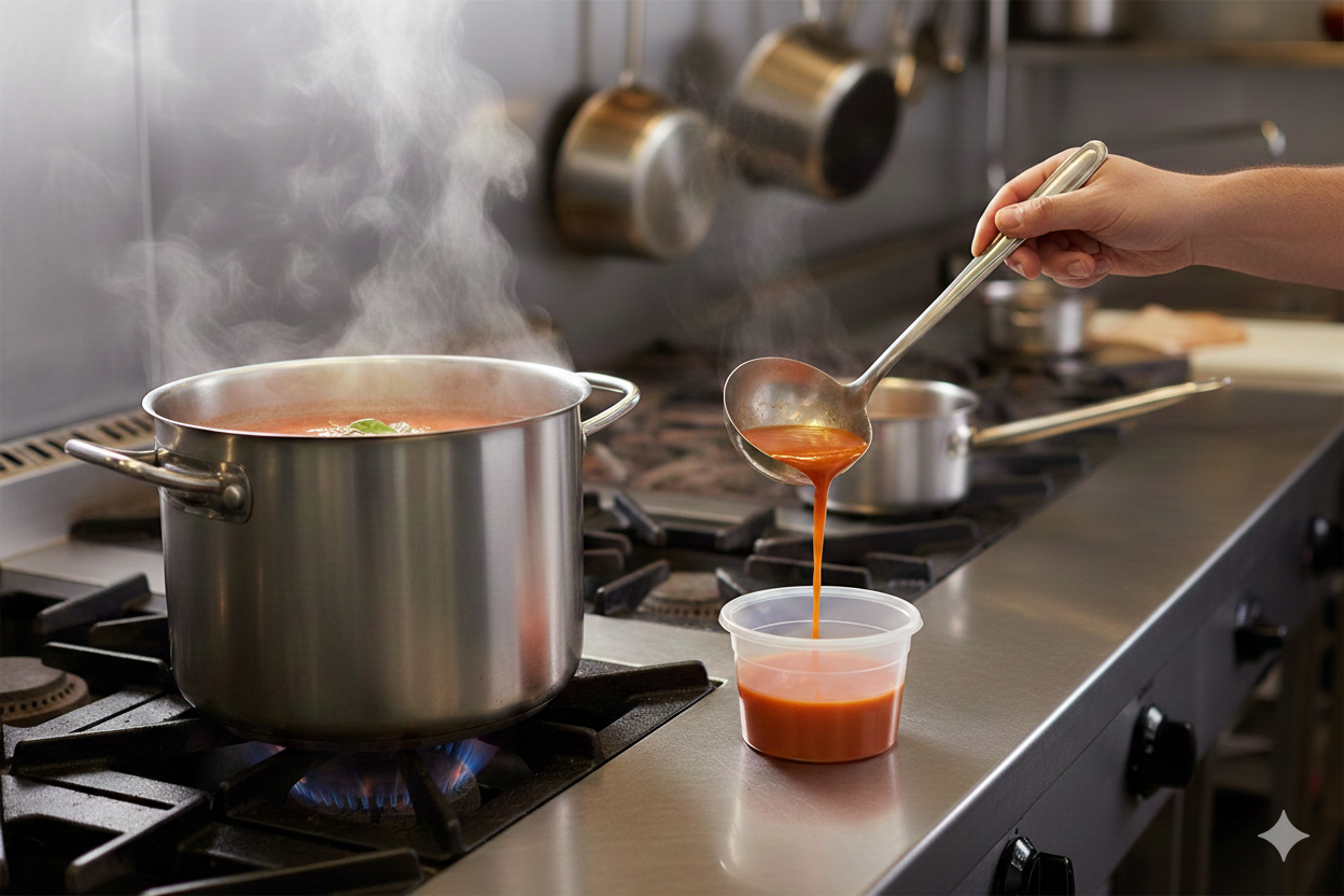 PP Round Soup Containers with LDPE Transparent Lids (8/12/16oz)