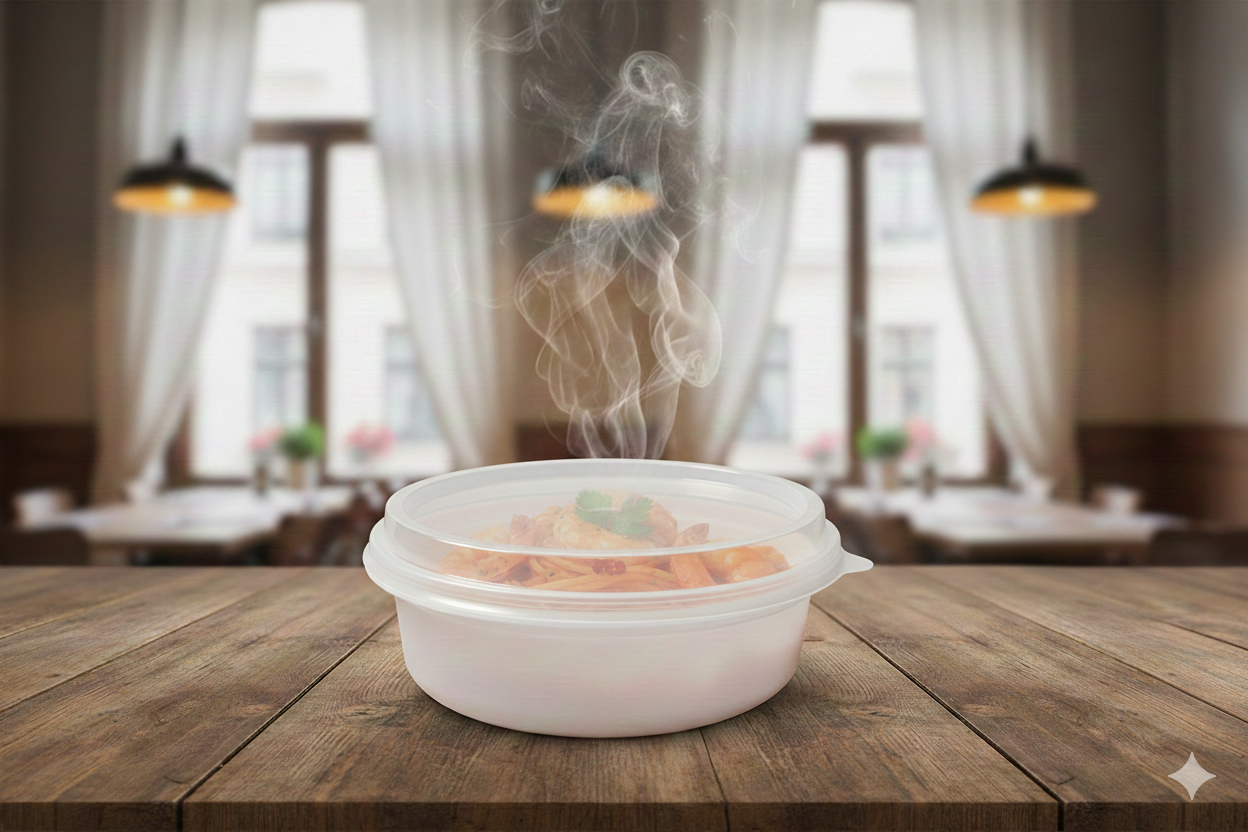 PP Clear Lids for PP Round Microwavable Plastic Containers