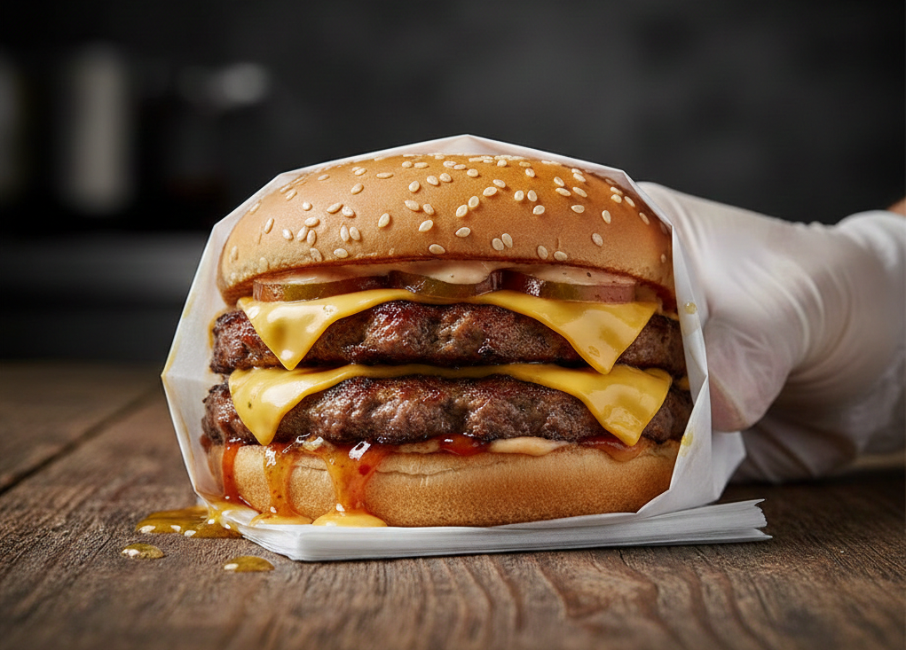 PE Coated Sandwich Wrapping Paper (35x24cm)