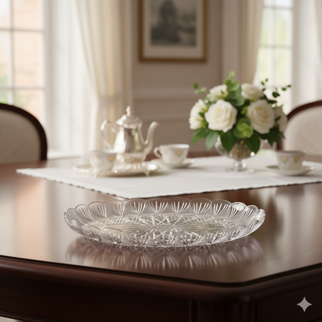 Crystal Round Plates 20/22/24/27/30/33/36cm