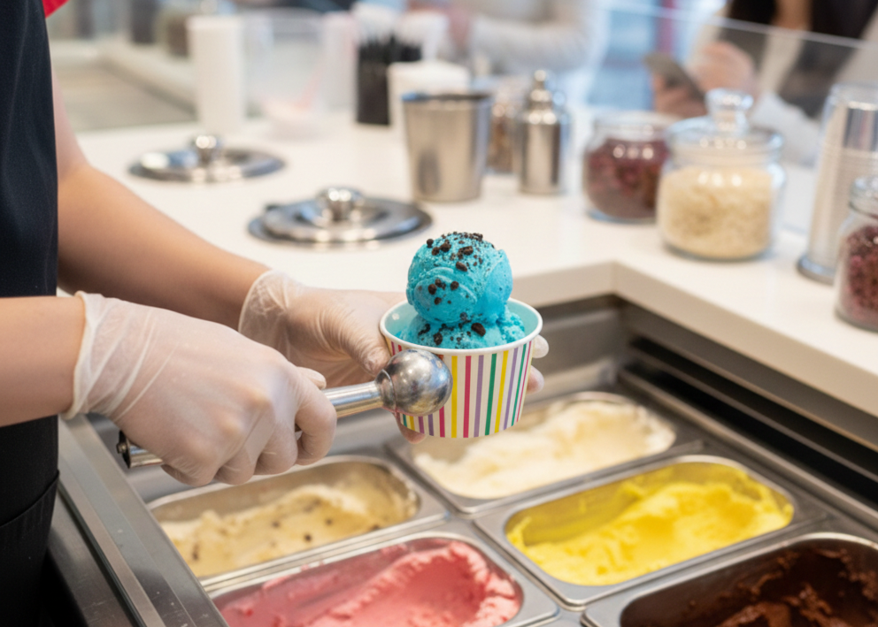 Generic Design Ice Cream Cups - علب ايس كريم ورقية طبعة عامة